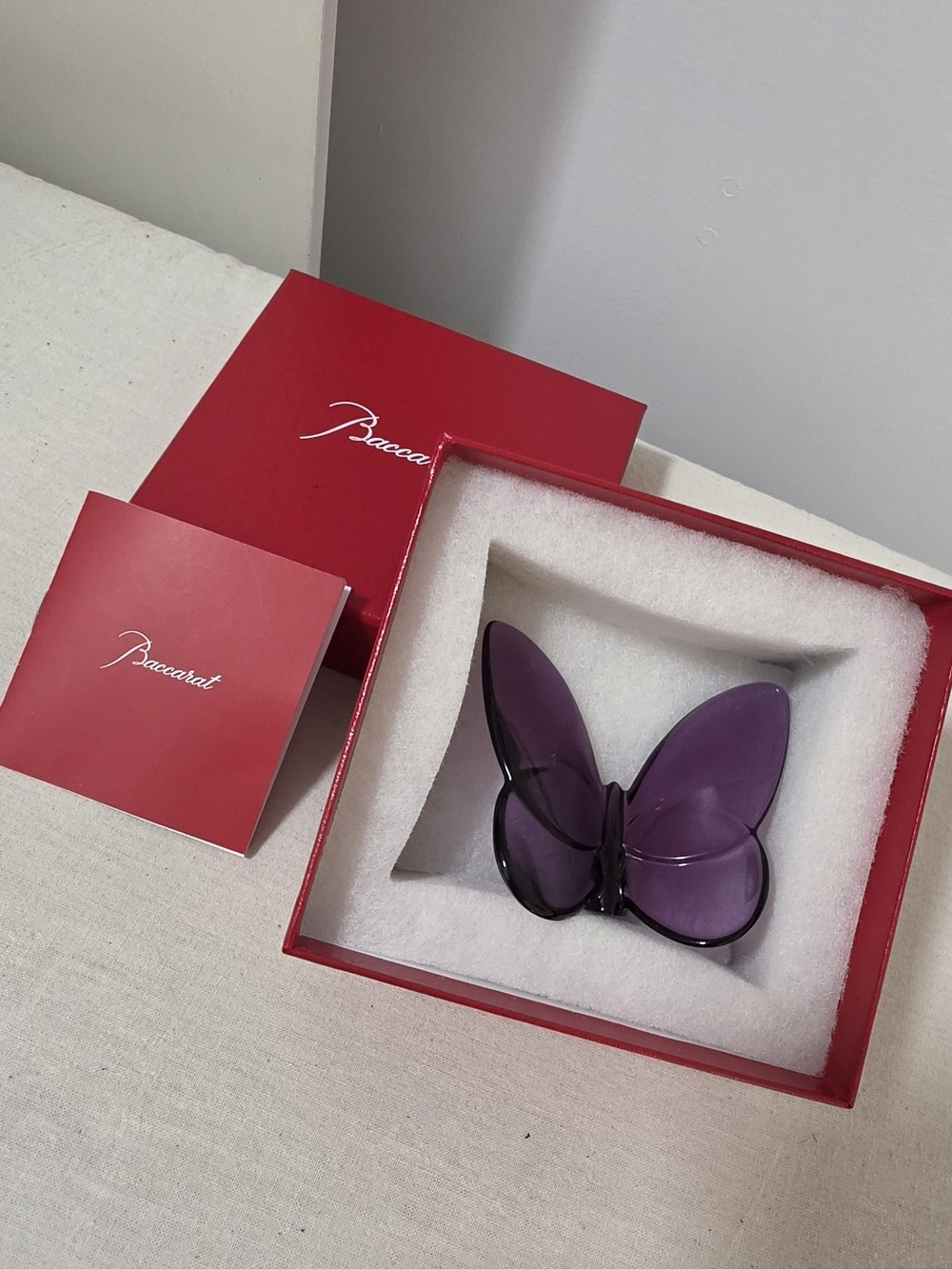 Baccarat Lucky Crystal Butterfly - Picture 7 of 8